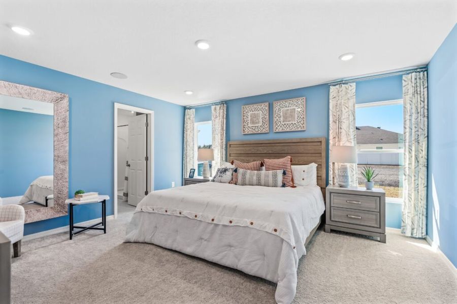 Furnished interior in a model home at Palm Bay in Palm Bay (Image 39).