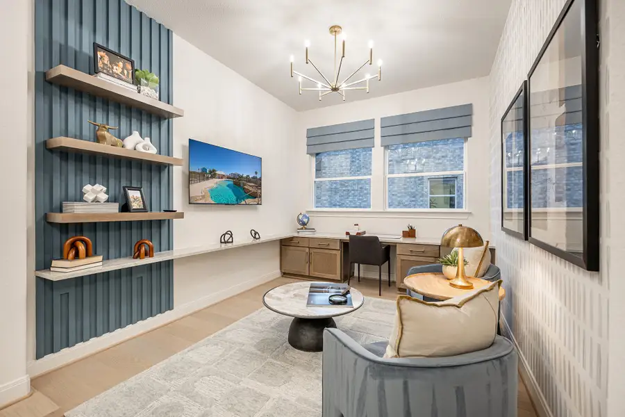 Furnished interior in a model home at Briggs Ranch – Signature Legacy Series in San Antonio (Image 5).