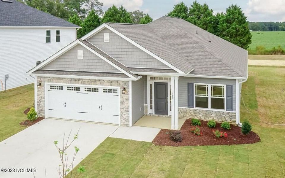 Front exterior of a home in the Mill Creek Cove community, located in Bolivia, NC (Image 5).