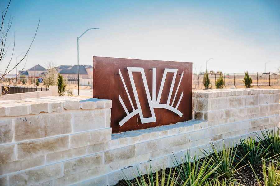 Entrance to the Ventana community in Fort Worth, TX, featuring signage and landscaping (Image 2). Entrance to the Ventana community in Fort Worth, TX, featuring signage and landscaping (Image 2).