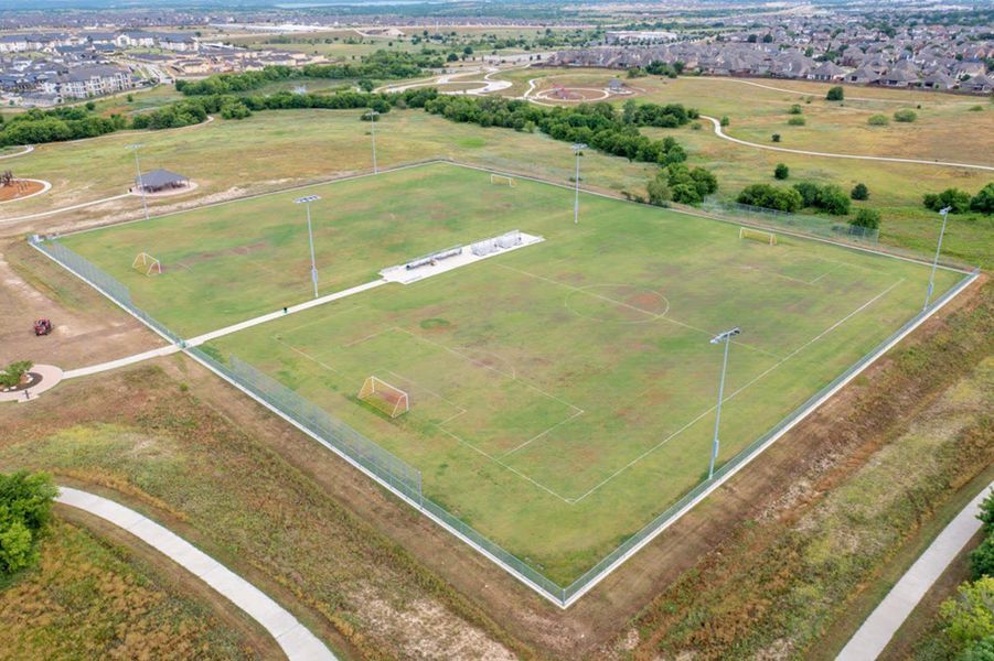 Soccer Field at Chisholm Trail Park | Hulen Trails in Fort Worth, TX by Landsea Homes Soccer Field at Chisholm Trail Park | Hulen Trails in Fort Worth, TX by Landsea Homes
