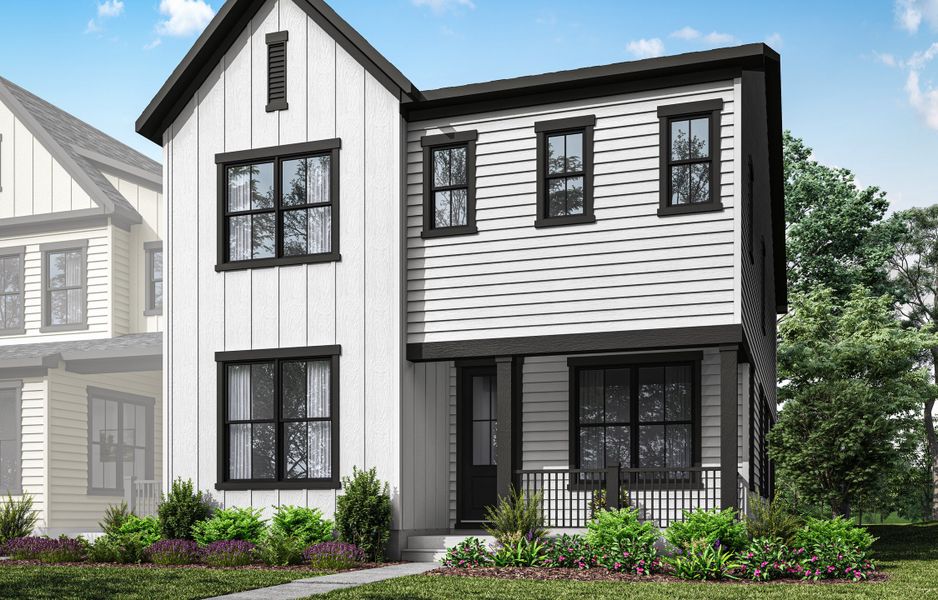 Front exterior of a home in the Seven Oaks community, located in Belmont, NC (Image 10).