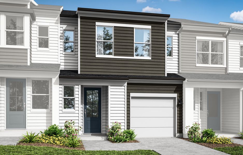 Front exterior of a home in the Fifteen 15 Cannon community, located in Charlotte, NC (Image 10).