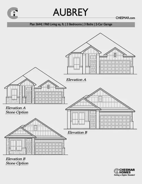Architectural rendering of home exteriors planned for Beacon Point 45' in Texas City, TX (Image 3). Architectural rendering of home exteriors planned for Beacon Point 45' in Texas City, TX (Image 3).