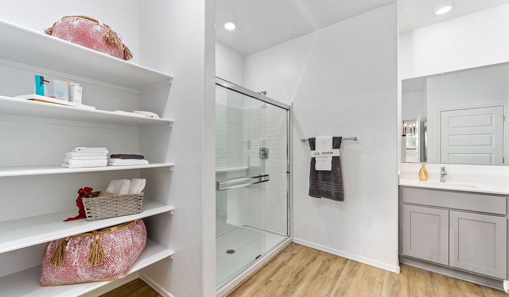 Furnished interior in a model home at Saguaro Bloom in Marana (Image 83).