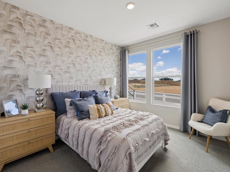 Furnished interior in a model home at South Ranch Destination Collection in Prescott (Image 22). Furnished interior in a model home at South Ranch Destination Collection in Prescott (Image 22).