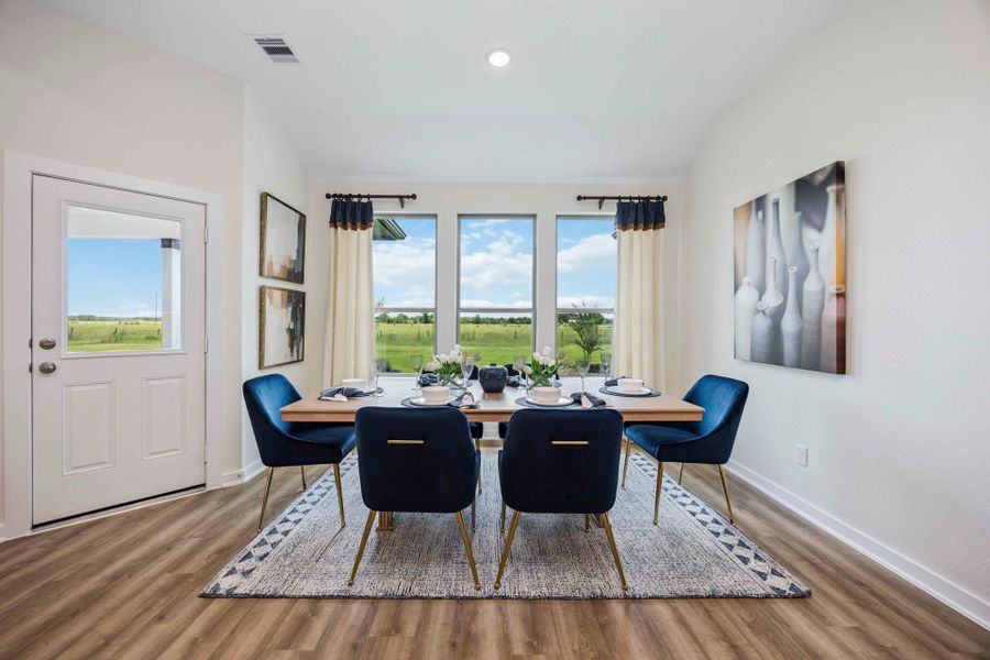Blue Heron Estates Model Home - Arlington Floorplan - Dining Area Blue Heron Estates Model Home - Arlington Floorplan - Dining Area