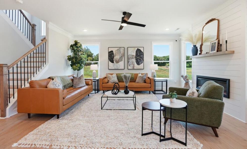 Furnished interior in a model home at Alexander Landing in Mint Hill (Image 12). Furnished interior in a model home at Alexander Landing in Mint Hill (Image 12).