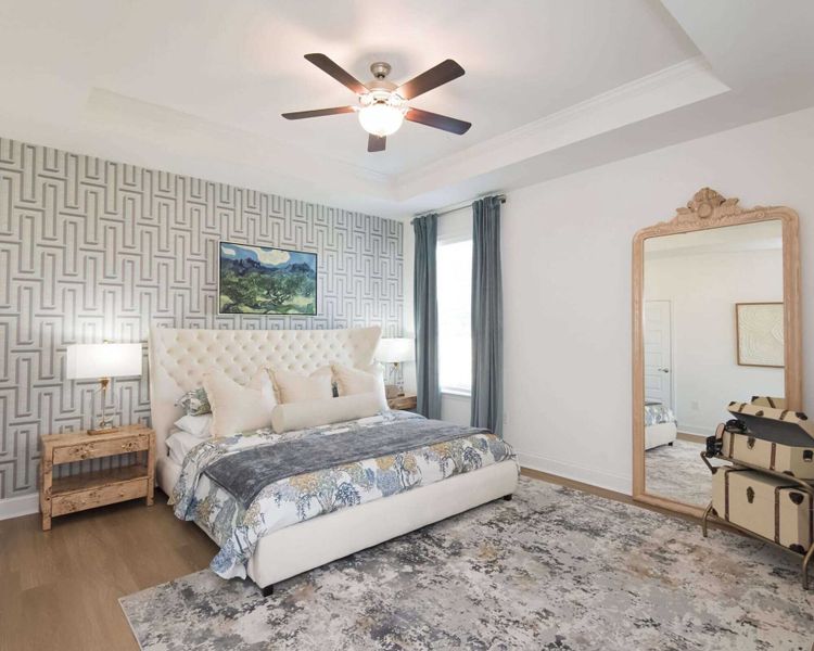 Furnished interior in a model home at Cooper's Walk in Loganville (Image 20). Furnished interior in a model home at Cooper's Walk in Loganville (Image 20).