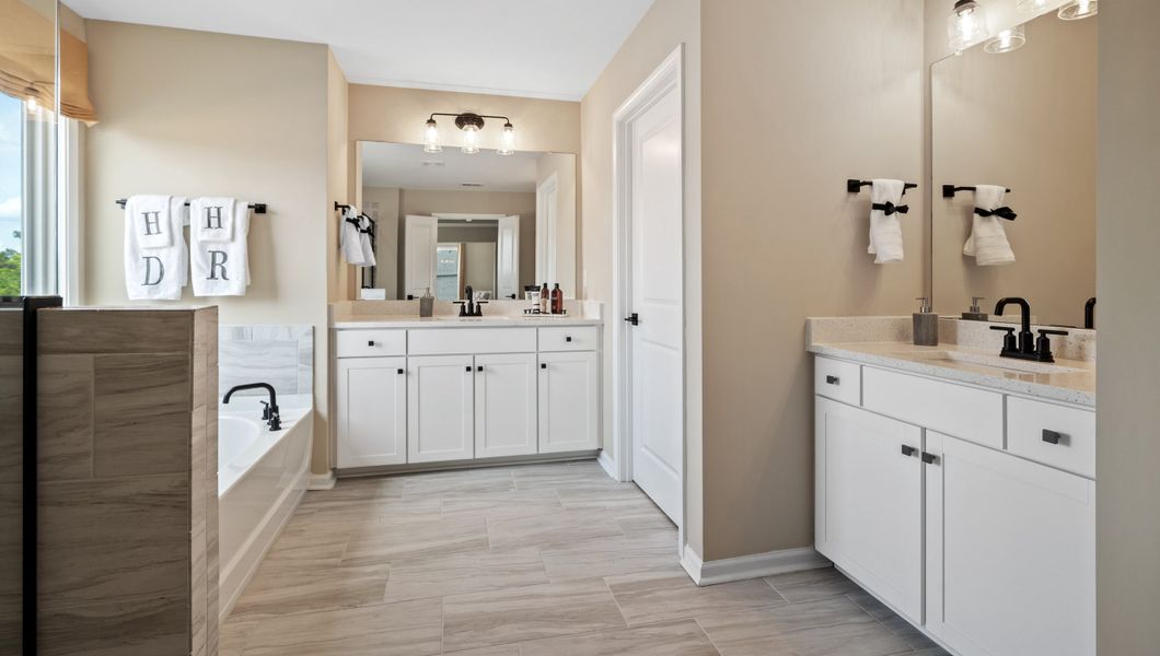 Furnished interior in a model home at Chumley Estates in Reidville (Image 37). Furnished interior in a model home at Chumley Estates in Reidville (Image 37).