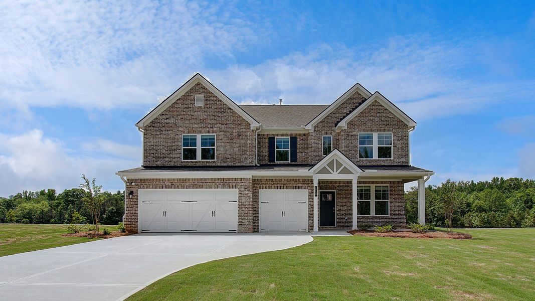 Front exterior of a home in the Copperfield community, located in Locust Grove, GA (Image 9). Front exterior of a home in the Copperfield community, located in Locust Grove, GA (Image 9).