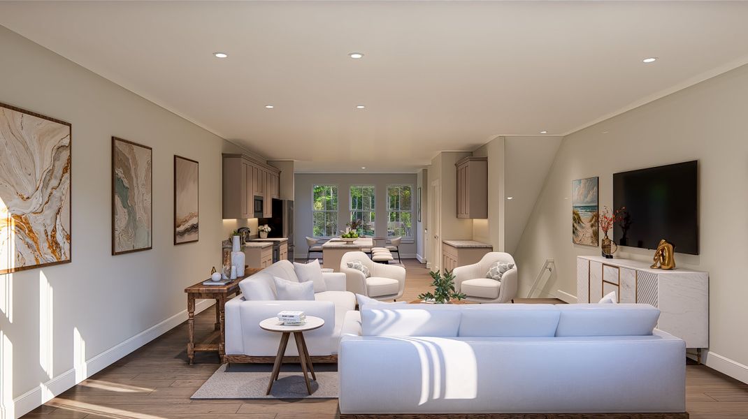 Sunflower | Great Room to Kitchen