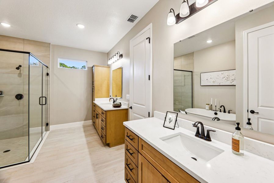 Furnished interior in a model home at Cape Coral Premier in Cape Coral (Image 8).