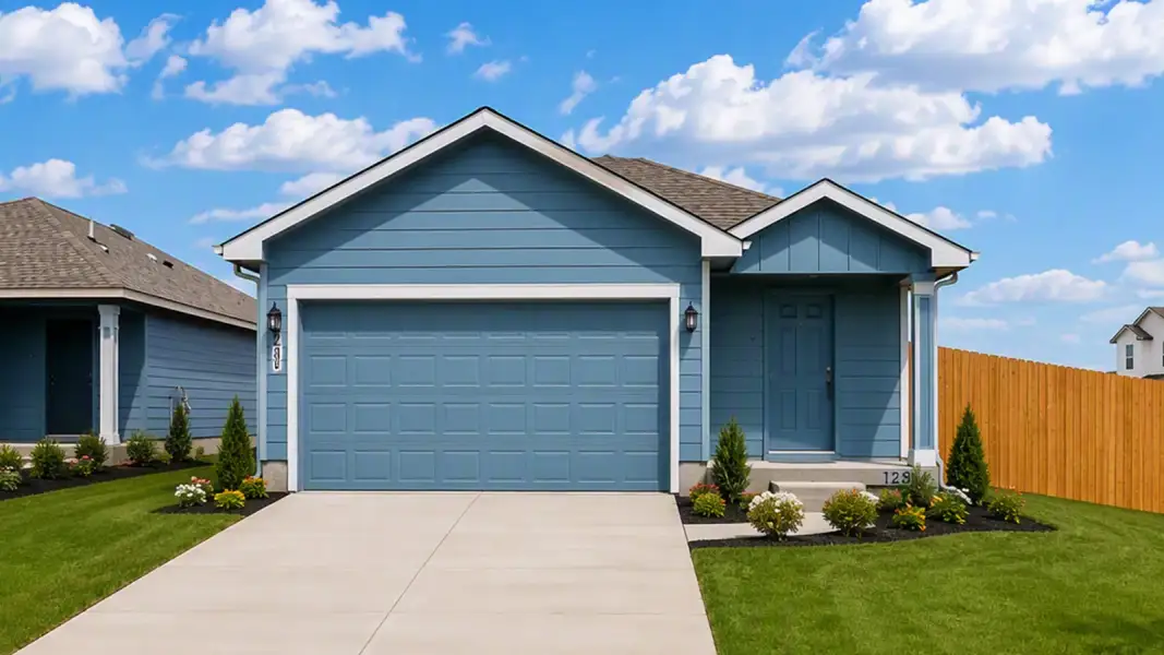 Front exterior of a home in the Hidden Trails community, located in Belton, TX (Image 18).