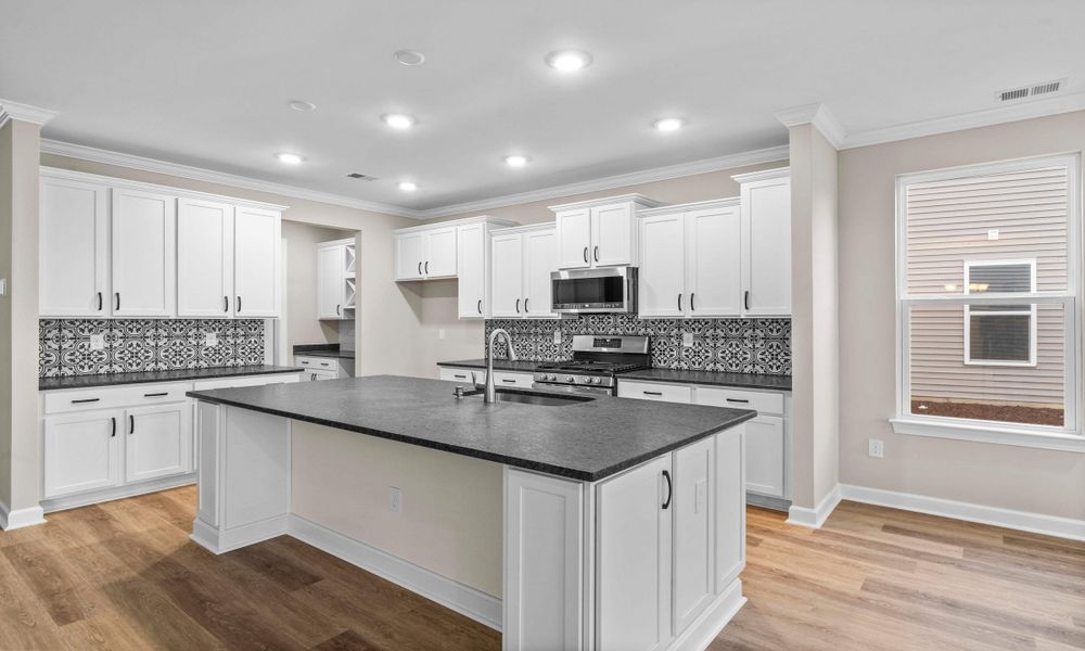 Furnished interior in a model home at Bridgewater - Shorehaven Village in Little River (Image 22).