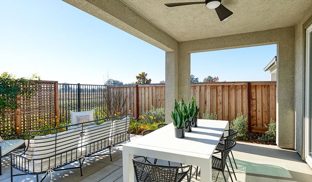 Furnished interior in a model home at Paint Brush Hills in Peyton (Image 10).