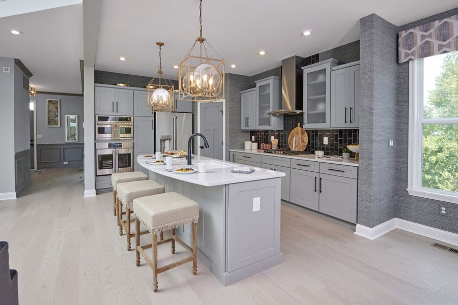 Furnished interior in a model home at Brookshale in Ball Ground (Image 27).