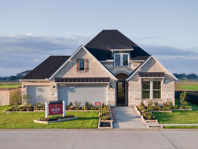 Front exterior of a home in the Arabella on the Prairie: Heritage Collection community, located in Richmond, TX (Image 5).