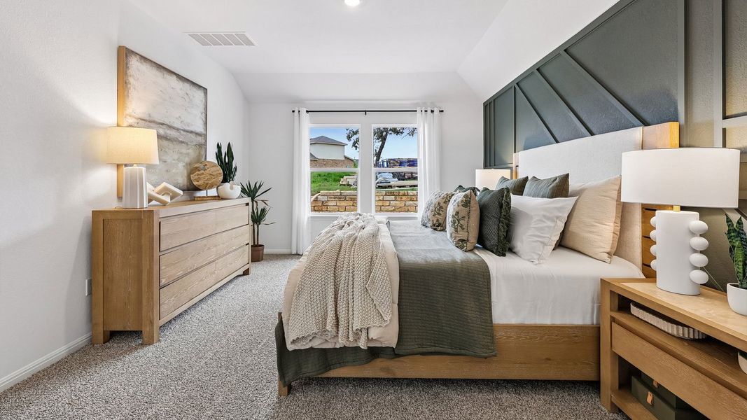 Furnished interior in a model home at Bar W Ranch in Leander (Image 47).