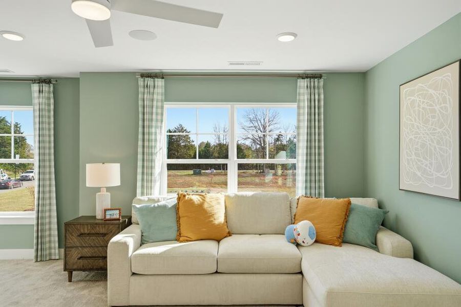 Furnished interior in a model home at Waterford Commons in Rock Hill (Image 50).