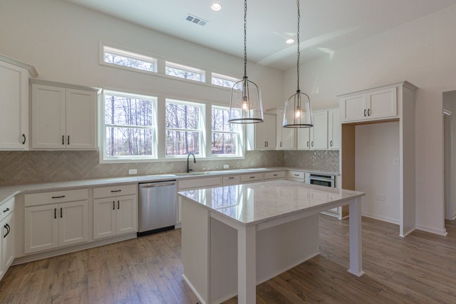 Furnished interior in a model home at Hidden Meadows in Gay (Image 3).