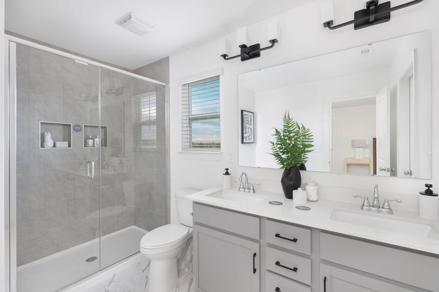 Furnished interior in a model home at Masons Mill in Erwin (Image 4). Furnished interior in a model home at Masons Mill in Erwin (Image 4).