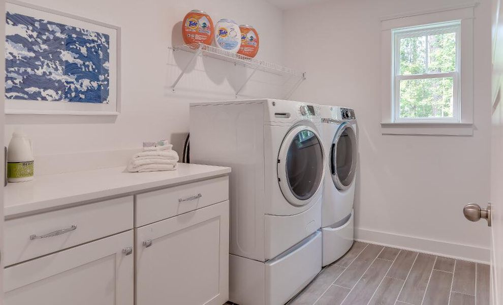 Furnished interior in a model home at Colleton Park in Aiken (Image 44).