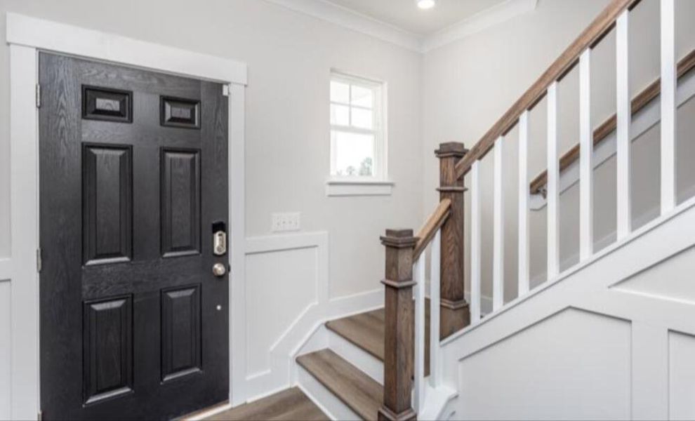 Furnished interior in a model home at Black Forest Pointe in Benson (Image 12).