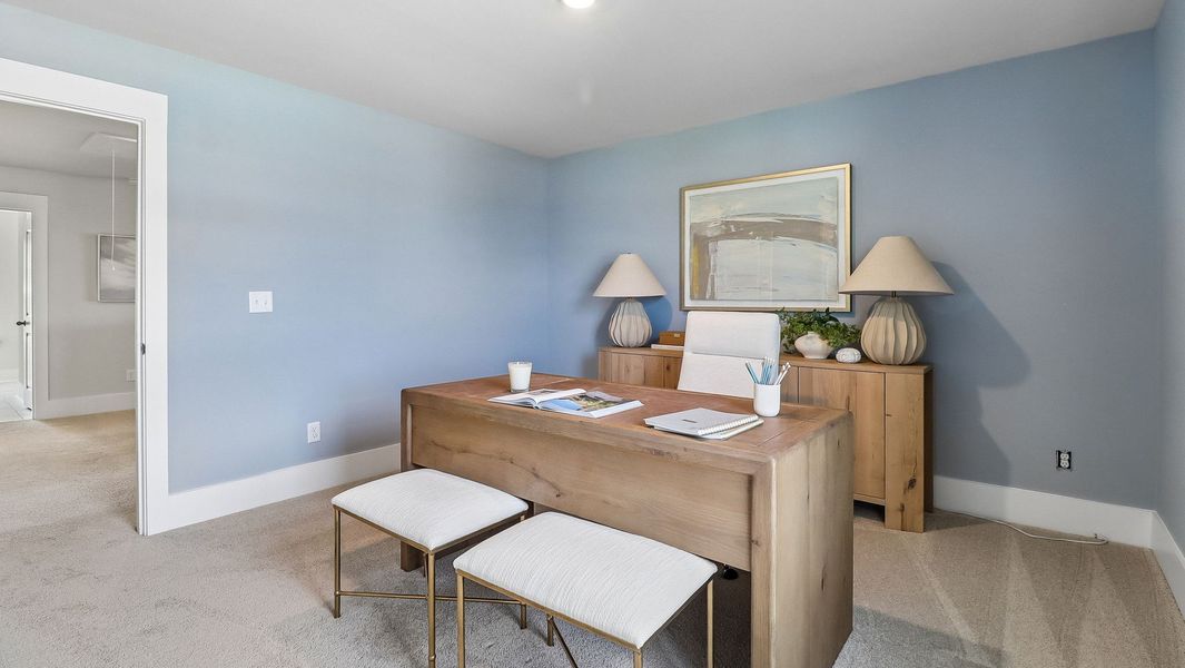 Furnished interior in a model home at Shell Pointe in Gilbert (Image 26).