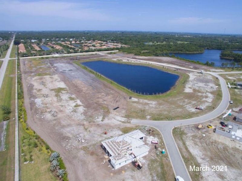 Site preparation and early development at Bent Pine Preserve in Vero Beach, FL (Image 63).