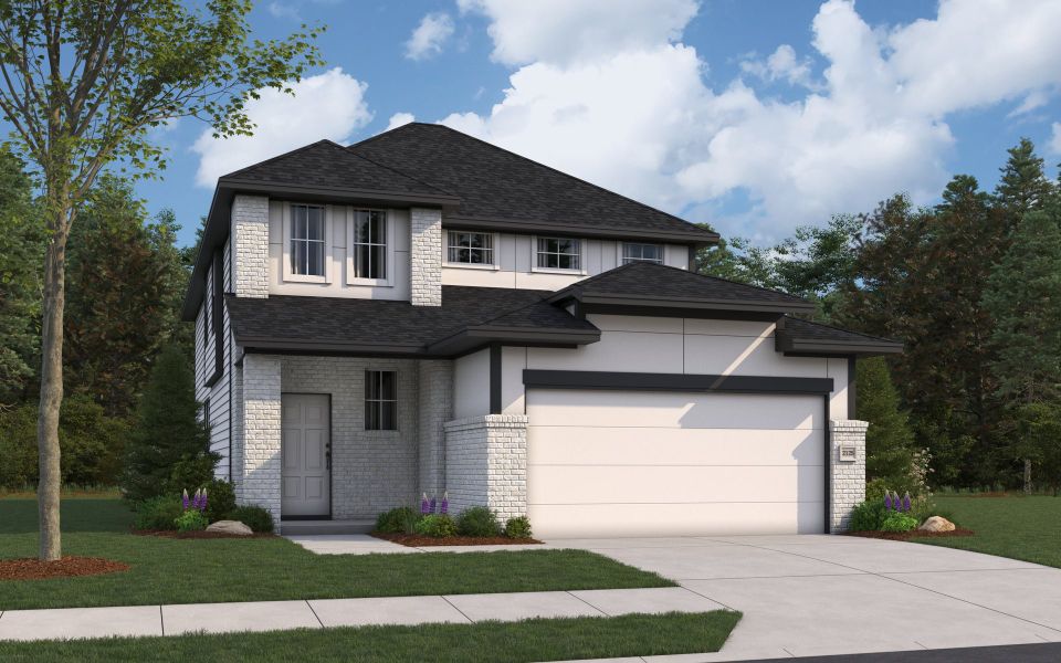 Rendering of floor plan. Colors and features may differ from shown representation.