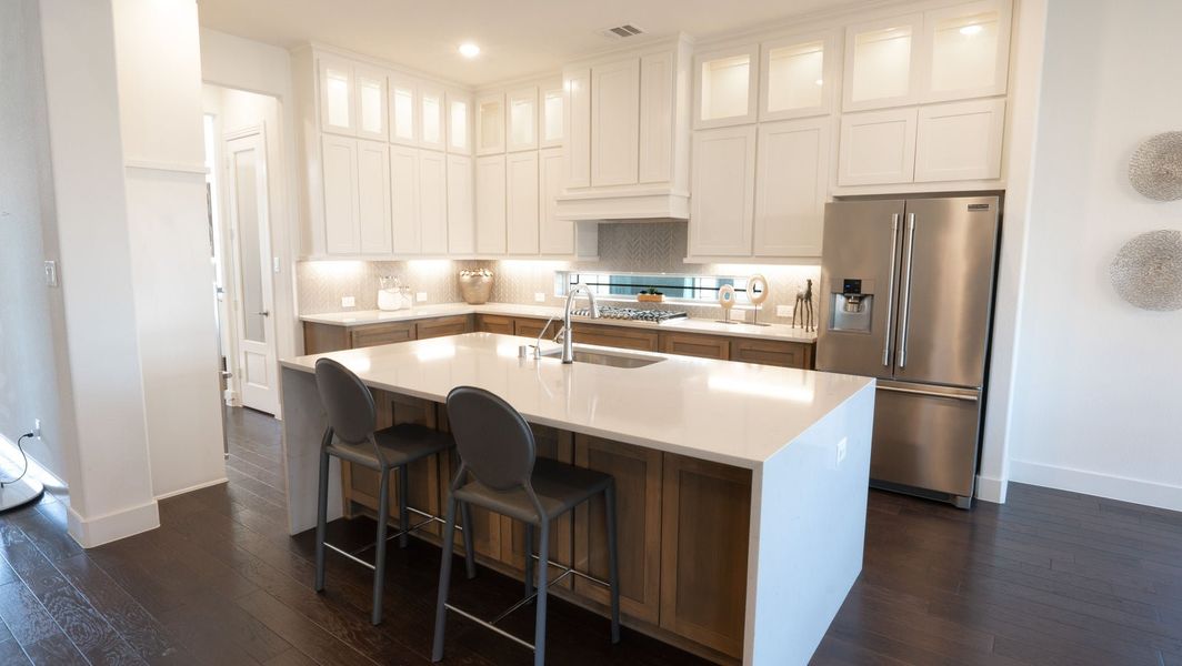 Furnished interior in a model home at Wellspring Estates in Celina (Image 3).