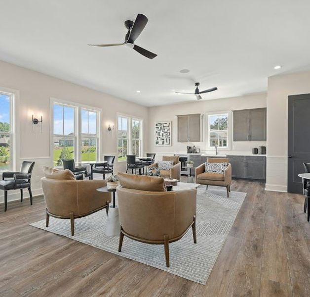 Furnished interior in a model home at Echols Farm in Hiram (Image 8).