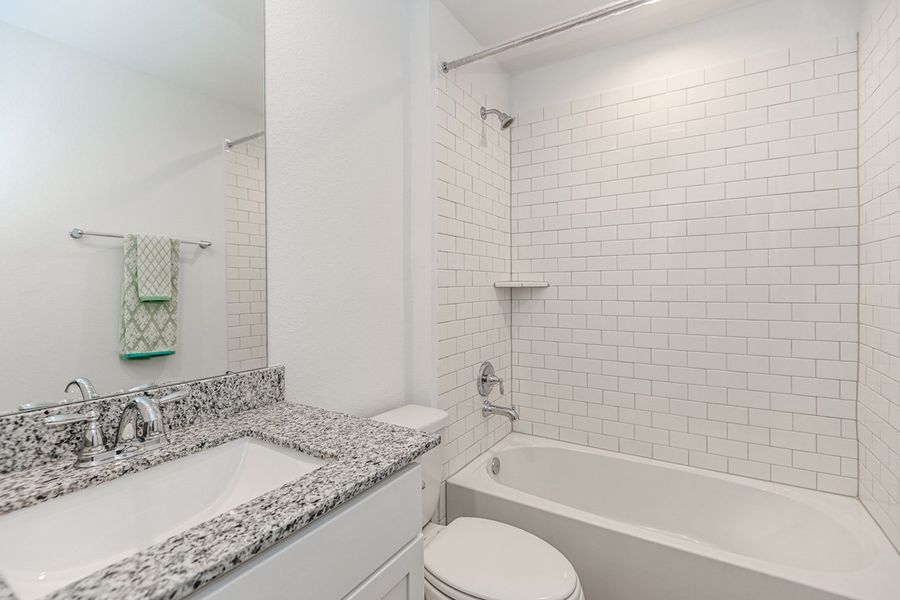 Furnished interior in a model home at Springwood in Beaumont (Image 15).