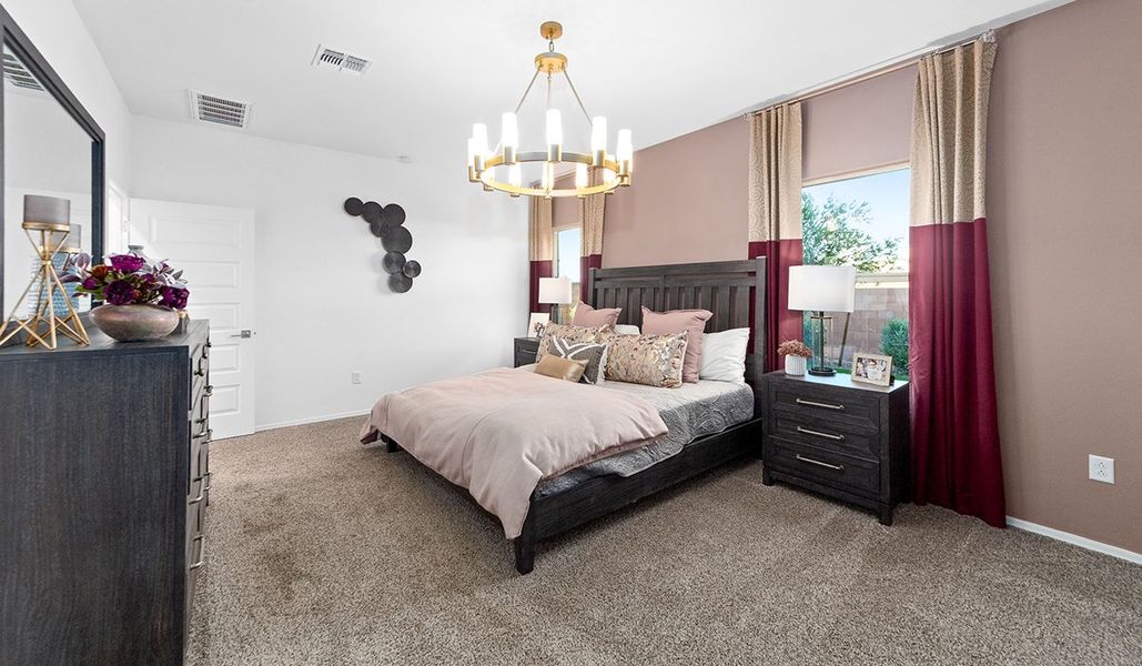 Furnished interior in a model home at Barnett Village in Marana (Image 22).