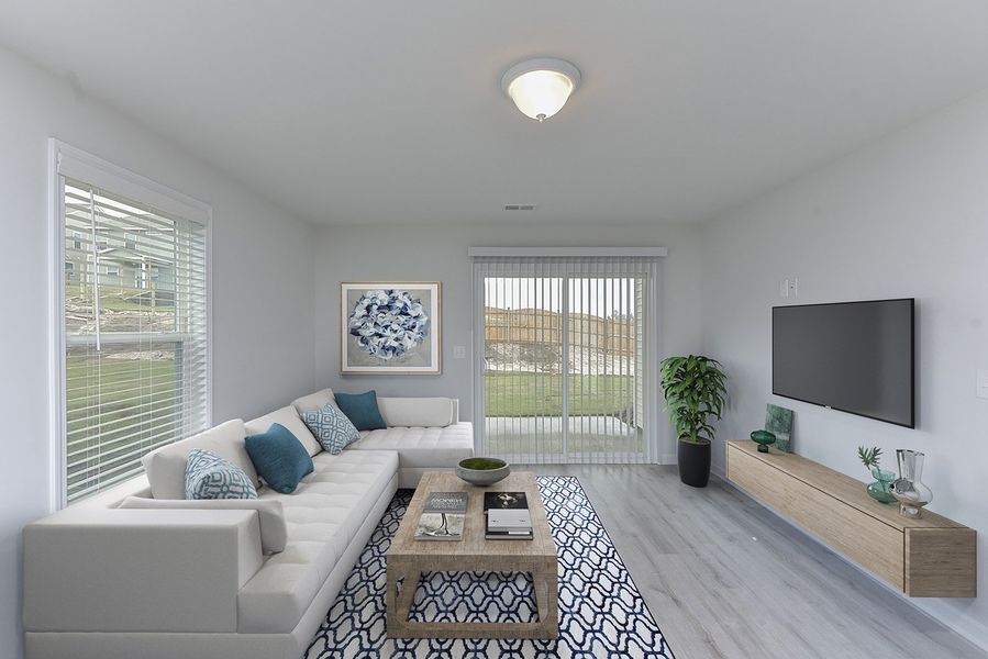 Family Room | Evans Plan Family Room | Evans Plan