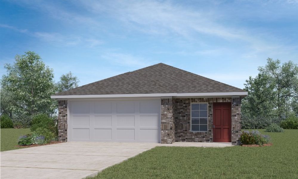 Front exterior of a home in the Ranch View community, located in Corpus Christi, TX (Image 2).