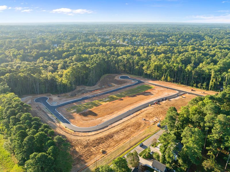 Site preparation and early development at Oldfourth in Durham, NC (Image 3).