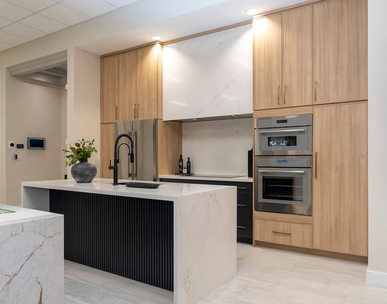 Furnished interior in a model home at Palma Del Lago in Miami Lakes (Image 17).