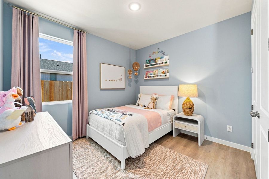 Furnished interior in a model home at La Cima in San Marcos (Image 25).