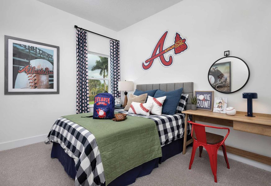 Furnished interior in a model home at Lakeview Crossing – Classic Series in Sarasota (Image 6).