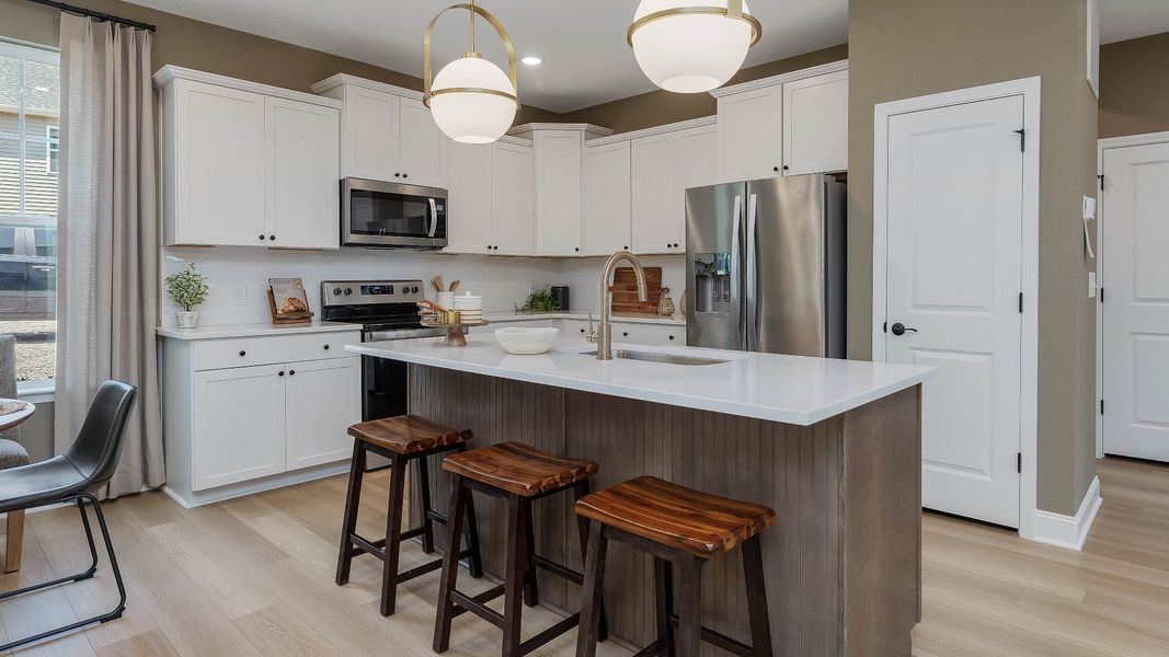 Furnished interior in a model home at The Farm at Neill's Creek in Lillington (Image 19). Furnished interior in a model home at The Farm at Neill's Creek in Lillington (Image 19).