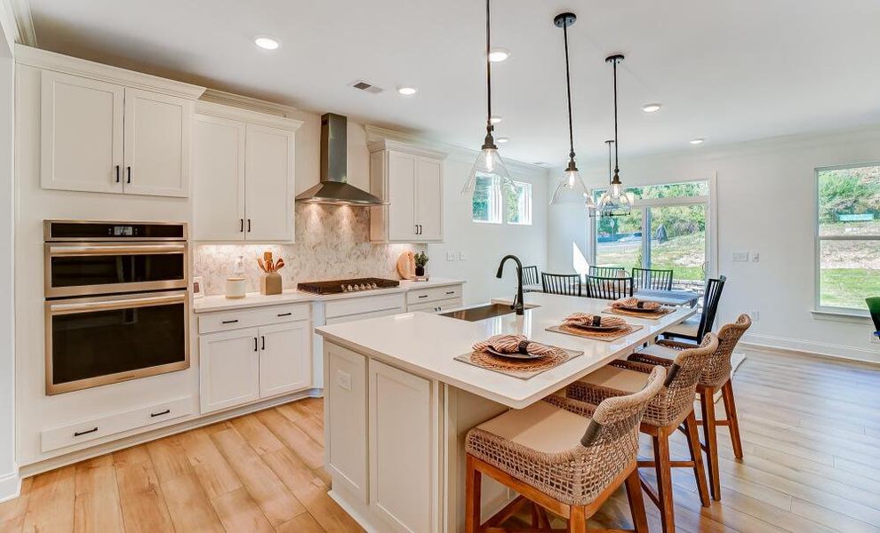 Furnished interior in a model home at Hillcrest Grove in Wendell (Image 4).