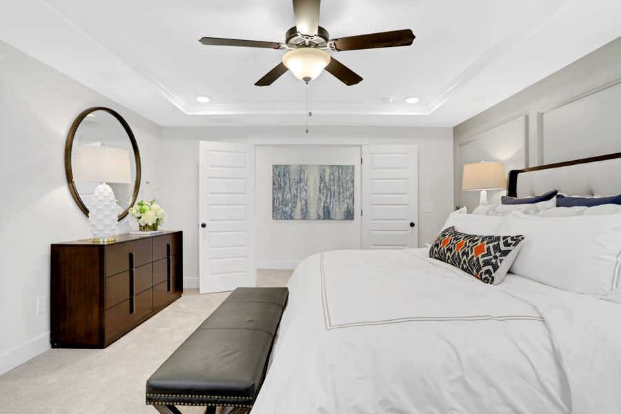 Furnished interior in a model home at Magnolia Estates in Greensboro (Image 5). Furnished interior in a model home at Magnolia Estates in Greensboro (Image 5).