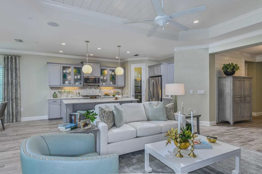 Furnished interior in a model home at Vicenza in Nokomis (Image 7).
