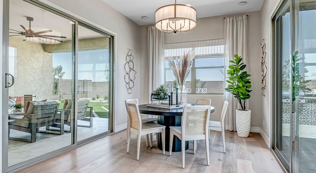 Furnished interior in a model home at Fire Sky at Alamar in Avondale (Image 30).