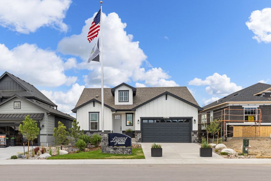 Sterling Ranch Homestead Model Plan C417  front elevation by American Legend Homes