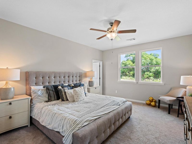 Furnished interior in a model home at Ivy Glen in Perry (Image 10). Furnished interior in a model home at Ivy Glen in Perry (Image 10).