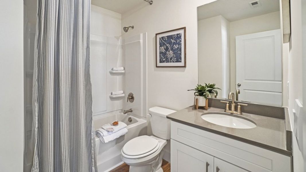 Furnished interior in a model home at Keebler Meadows in Johnson City (Image 30).