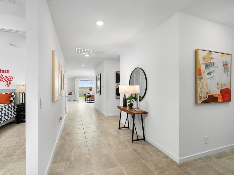 Foyer in the Lark Floorplan at Rancho Mirage